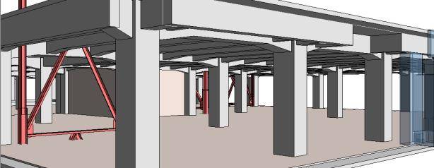 Pilot laserscannen en Revit op project Willemsplein Rotterdam