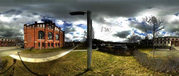 HDR fotomateriaal gemaakt door Z+F5010C voor orthofoto van pointcloud